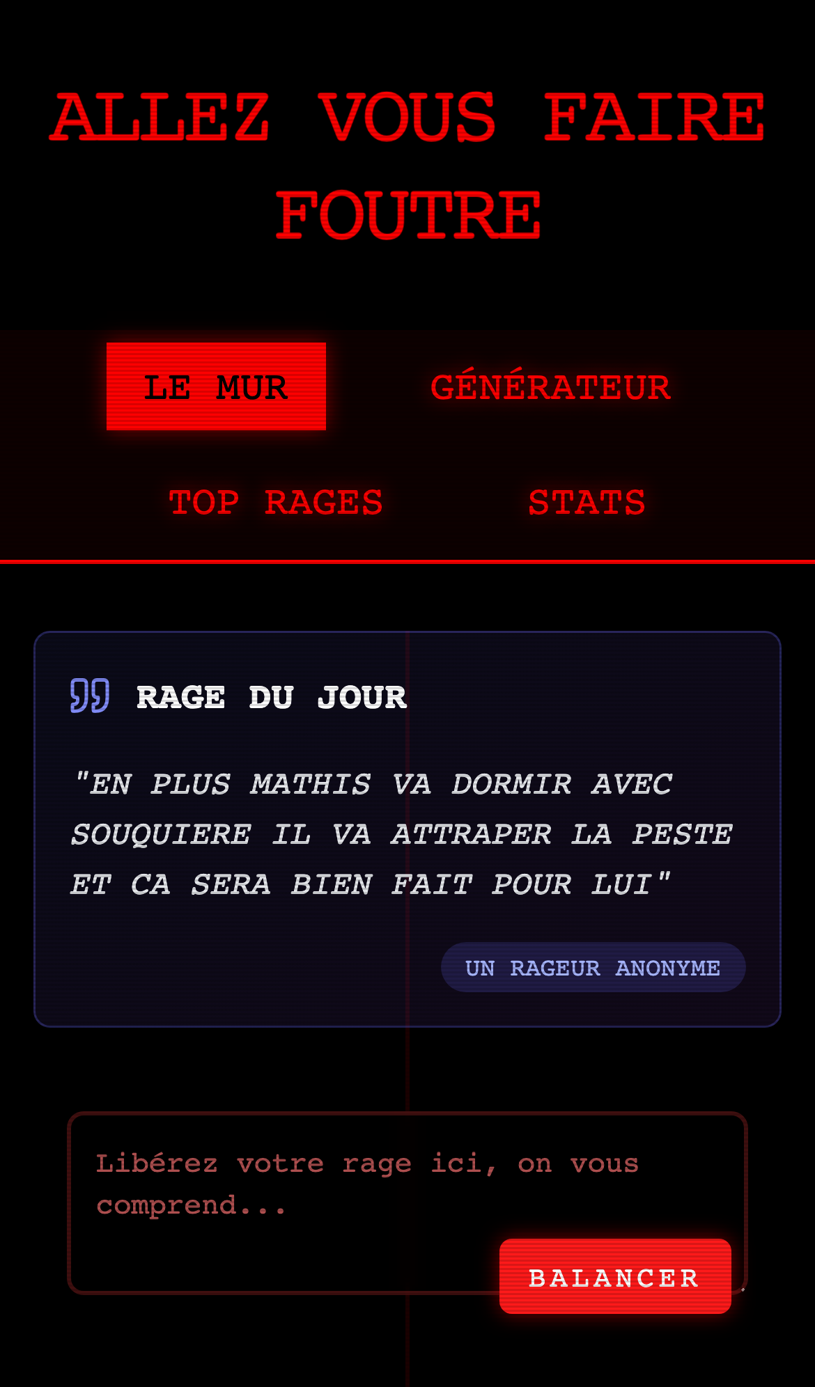 Allez vous faire foutre